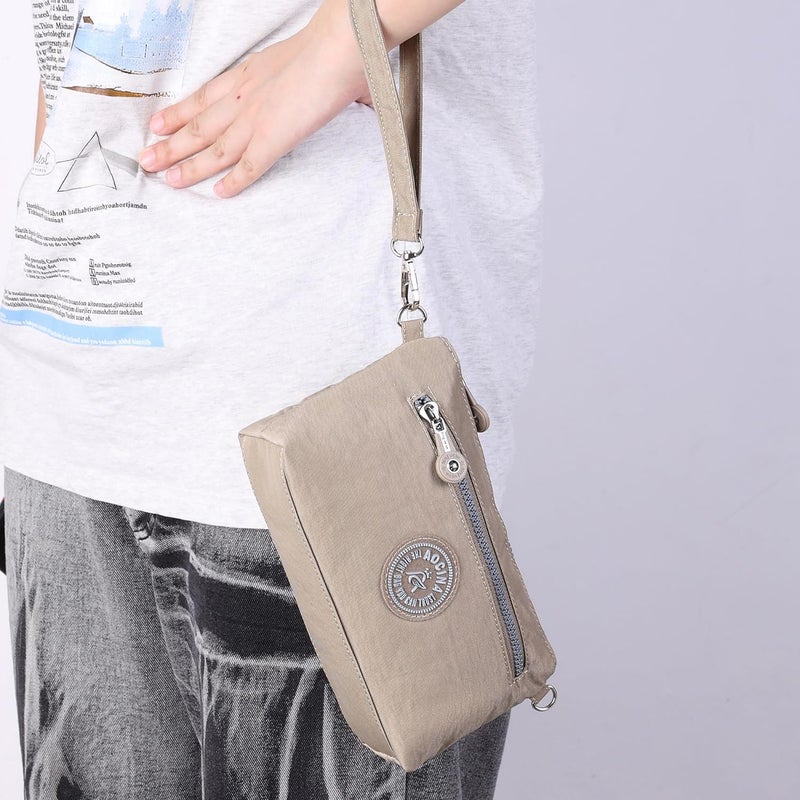 AOCINA Small Wristlet Wallet for Women RFID Blocking Crossbody Purse Gifts for Valentines Day Nylon Cell Phone Purses - Image 5